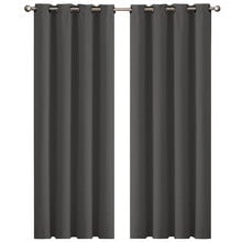 Triple Layer Ampere Blockout Eyelet Curtains (Set of 2)